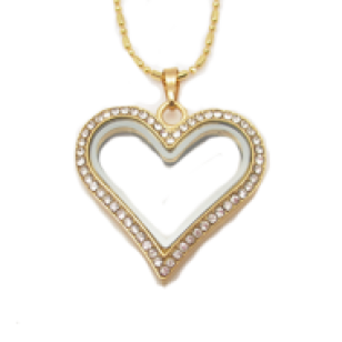 Hart - kleur goud lockets